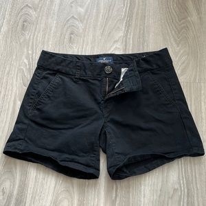 American Eagle Black Midi Shorts, Size 2